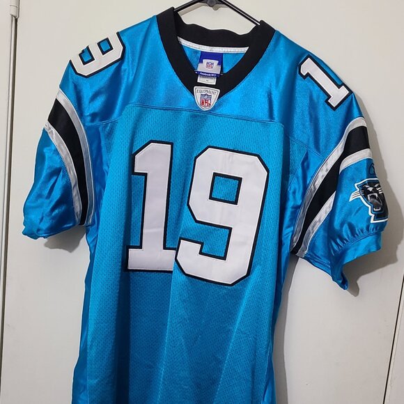 Carolina Panthers Keyshawn Johnson #19 Reebok Stitched Jersey Size 48 - Picture 1 of 7